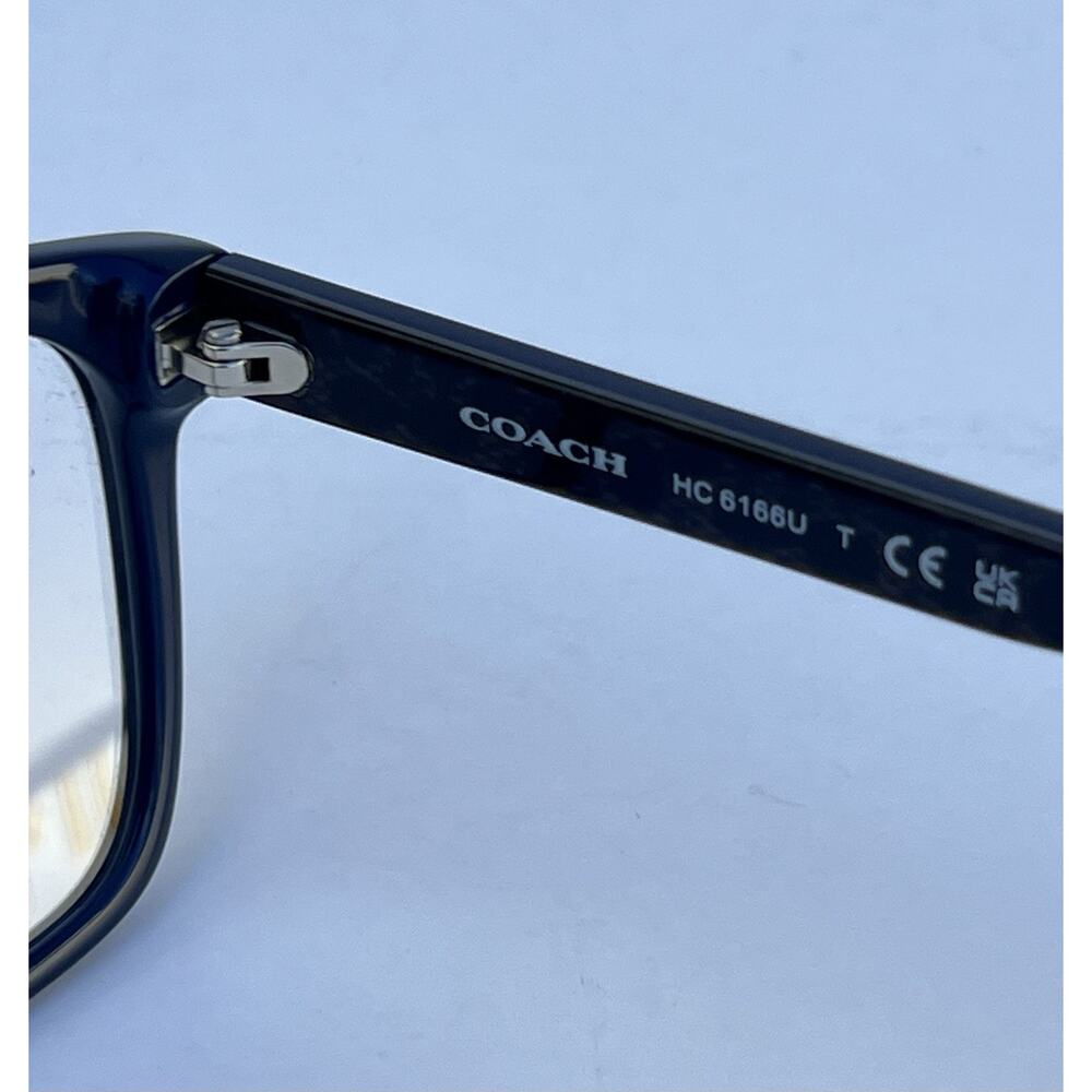 COACH HC6166U Acetate Rectangle Navy Frames 57 18 145 NEW - Picture 10 of 14